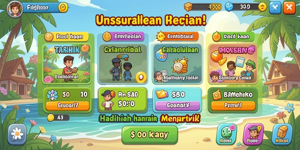 Bonus menarik yang ditawarkan setiap minggu untuk pemain.