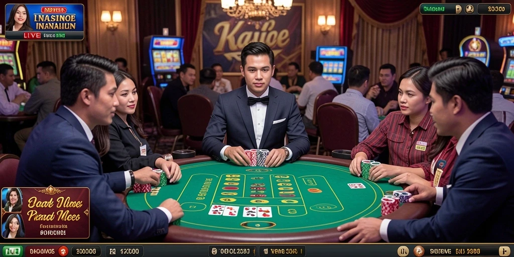 Fitur live dealer untuk pengalaman kasino nyata.