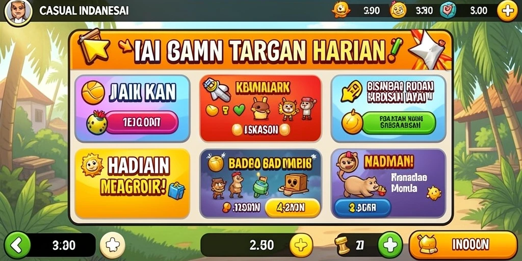 Fitur kompetisi antar pemain yang seru dan menantang.